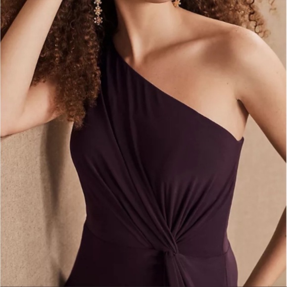 Anthropologie BHLDN One Shoulder Brixen Jersey Dress - Picture 13 of 15